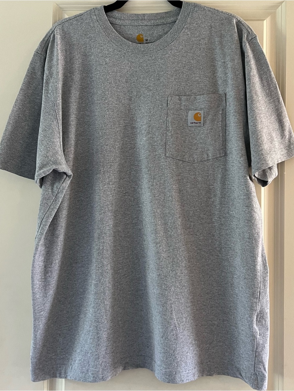 Carhartt Gray Short-Sleeve Pocket Tee